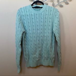 Brooks Brothers cableknit sweater Sz M